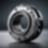 Detailed view of a clutch release bearing