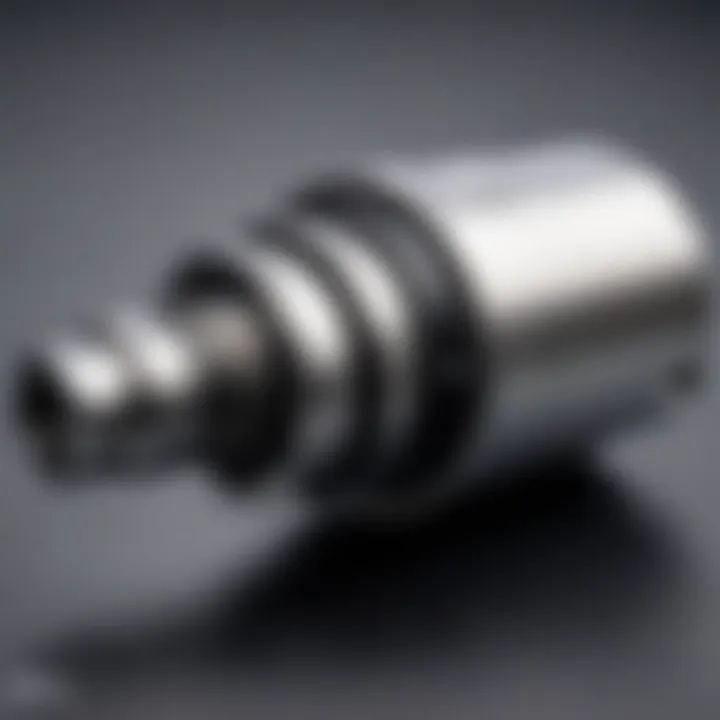 Detailed view of ASVA CV joint showcasing its design and build quality