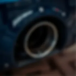 Close-up of the Audi A4 exhaust clamp showcasing material quality