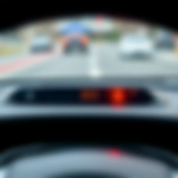 Dashboard alert for battery indicator