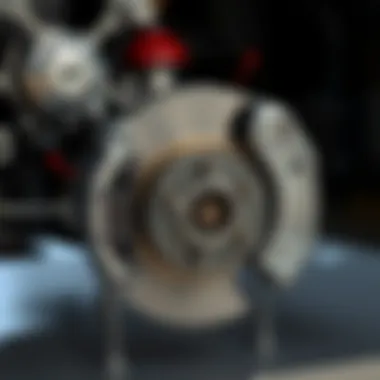 Diagram illustrating brake system components