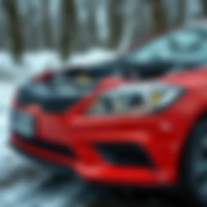 Car engine troubles during cold start