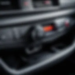 Central locking mechanism of VAZ vehicle
