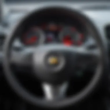 Close-up of Chevrolet Lacetti dashboard highlighting key features