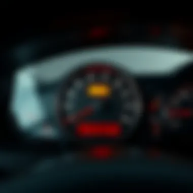 Close-Up of Oil Pressure Gauge Close-up of oil pressure gauge in Chevrolet Lacetti