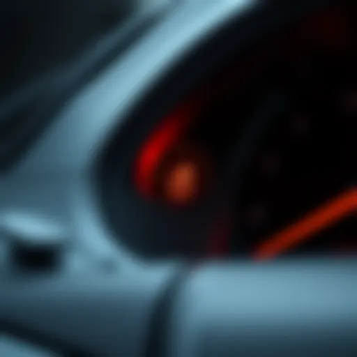 Oil pressure warning light on Chevrolet Lacetti dashboard