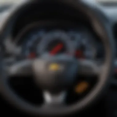 Dashboard of Chevrolet Lacetti Sedan showing dim lighting