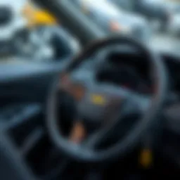 Disassembled dashboard components of Chevrolet Lanos