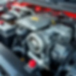 Chevrolet Lanos engine with generator