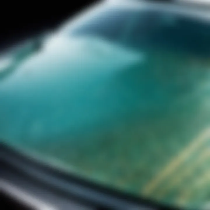 Detailed illustration of materials used in Chevrolet Lacetti windshield glass manufacturing