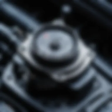 Close-up of a faulty idle air control sensor from a Daewoo Matiz