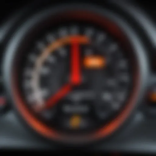 Dashboard warning light indicating a critical issue