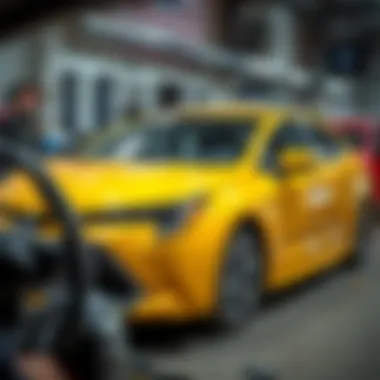 Mechanics diagnosing steering rack problems.