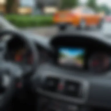 Real-time application of the trip button Driver utilizing the trip button while driving