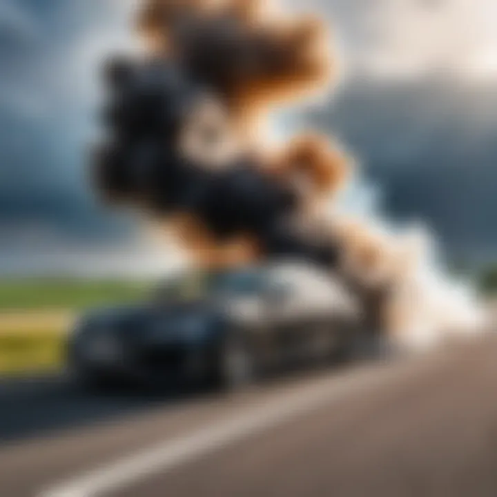 Environmental impact of black smoke from diesel vehicles