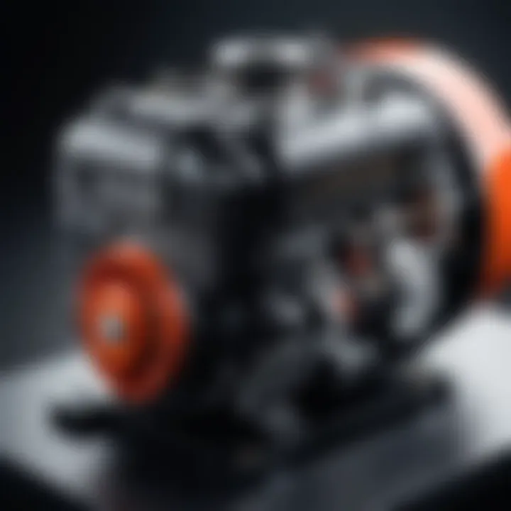 Electrical diagram of generator components