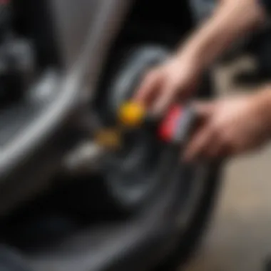 Filling fresh oil into the Honda CR-V rear differential