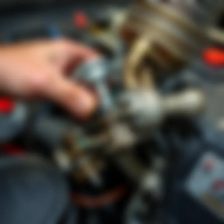 Final Steps for Starter Removal Final steps in removing the starter from the engine