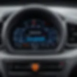 Hyundai Accent dashboard with heating controls