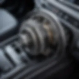 Detailed view of Hyundai Solaris six-speed gearbox components