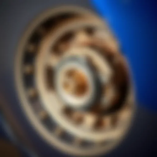 Detailed view of the inner CV joint