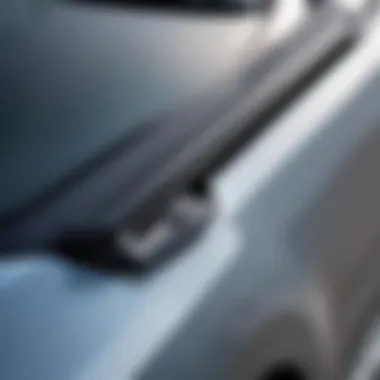 Close-Up of Kia Ceed Wiper Blade Kia Ceed wiper blade close-up