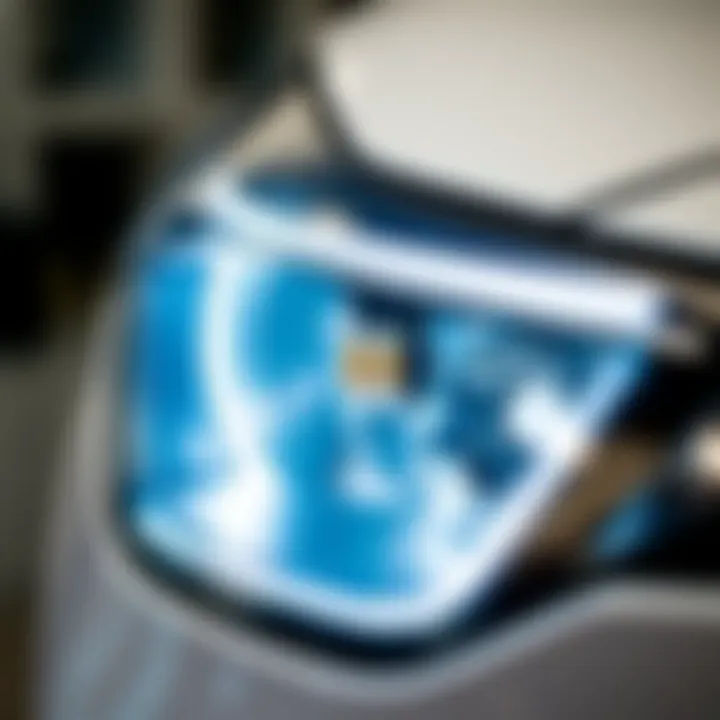 Close-up of a Kia Rio 3 headlight fuse