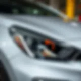 Diagram of Kia Rio 3 headlight fuse location