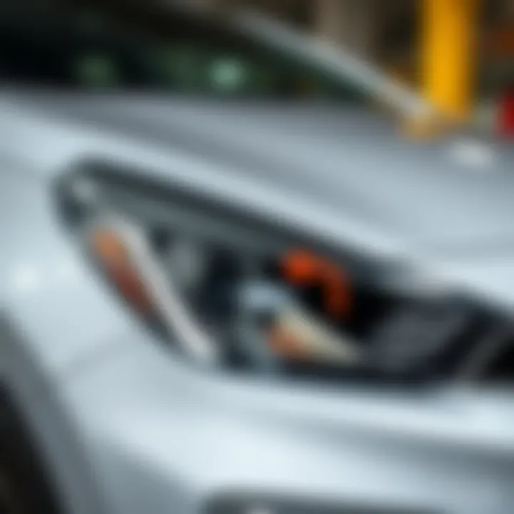 Diagram of Kia Rio 3 headlight fuse location