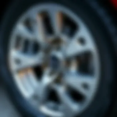 Close-Up of Spacer Installation Close-up of spacer installation on a Kia Spectra wheel