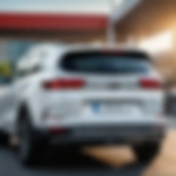 Comparison of different rear designs in Kia Sportage models