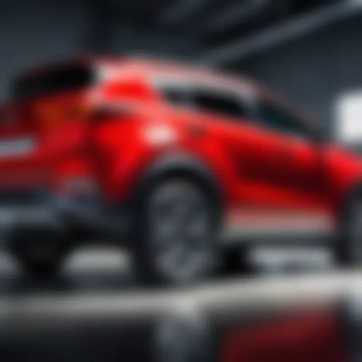 Safety features integrated into the rear design of Kia Sportage