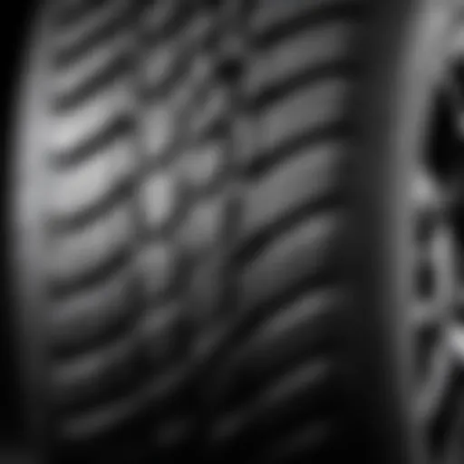 Kia Sportage tire close-up showcasing tread design