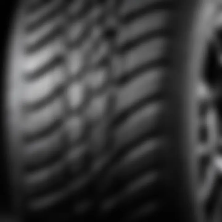 Kia Sportage tire close-up showcasing tread design