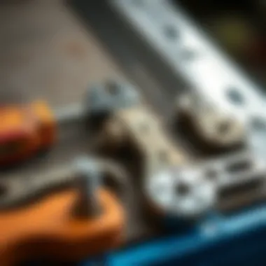 Essential tools for replacing steering tie rods