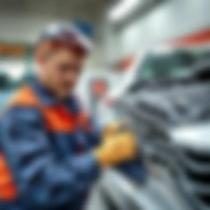 Safety precautions while working on car repairs