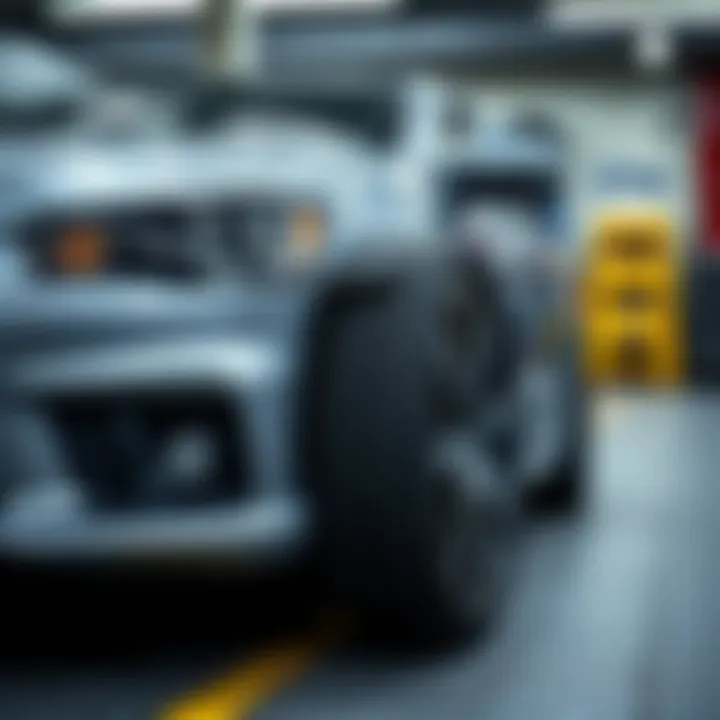 Installation of tires on Mitsubishi Lancer IX