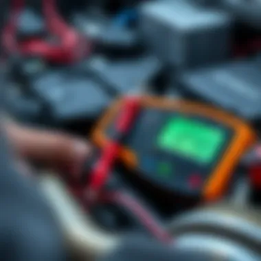 Using a Multimeter for Electrical Diagnostics A multimeter testing electrical components