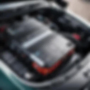 Understanding the Reserve Battery Setup in Mercedes Vehicles Detailed view of a Mercedes reserve battery installation