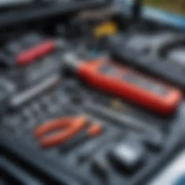 Tools used for car maintenance and diagnostics