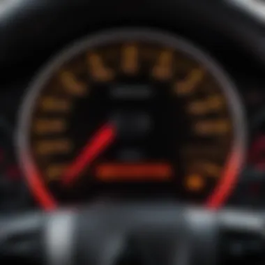 Mitsubishi Colt dashboard showing warning lights