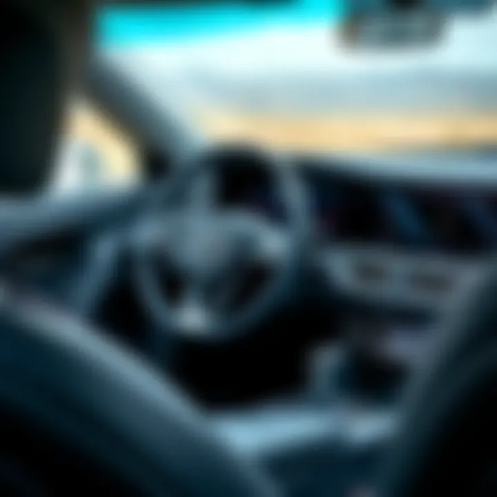 Interior dashboard of Nexia Svet highlighting modern features