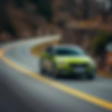 Nexia Svet on a winding road demonstrating its performance