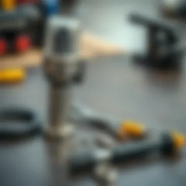 Essential tools for Nissan Almera N16 fuel pump disassembly