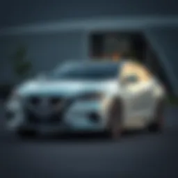 Nissan Fuga exterior showcasing its sleek design