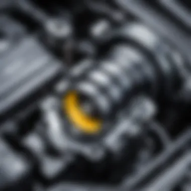 Detail of Camshaft Sensor in Nissan Murano Detail view of a camshaft sensor on a Nissan Murano