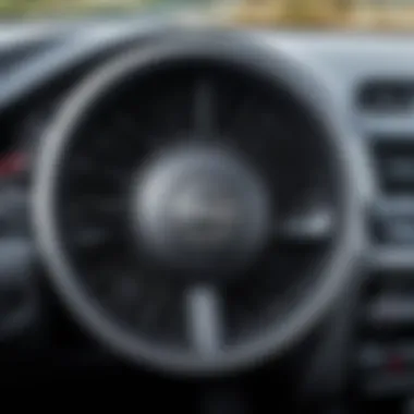 Close-up of a car heater fan assembly