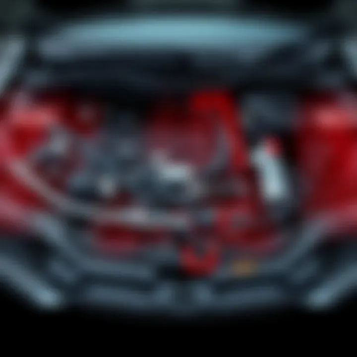 Illustration of Opel Astra J heating system components