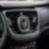 Door icon with key symbol on Opel Meriva dashboard