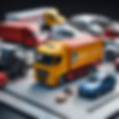 Understanding Logistics for Spare Parts Logistics network diagram representing parts delivery